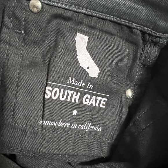 AG ADRIANO GOLDSCHMIED Black Coated The Absolute Legging Extreme Skinny Jean 26R - Picture 8 of 9